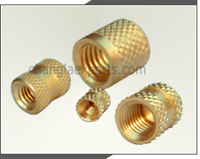 Brass Small Knurling Inserts