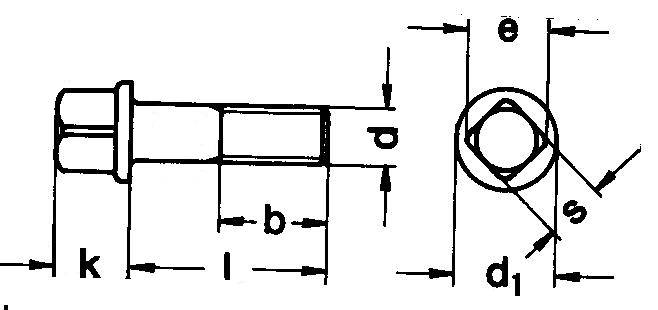 DIN 478 Square Head Bolts Specifications