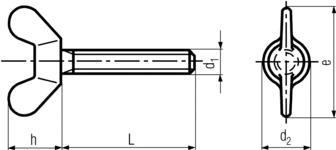 DIN 316  Wing Screws Specifications