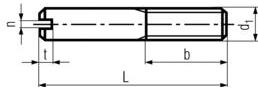 DIN 427 Slotted Headless Screws Specifications