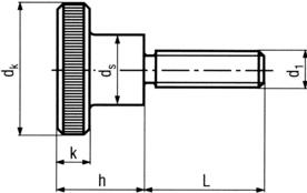 DIN 464 Knurled Thumb Screws Specifications