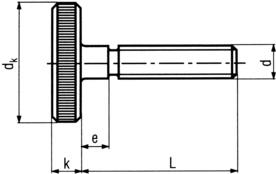 DIN 653 Flat Knurled Thumb Screws Specifications