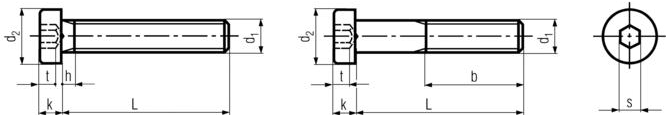 DIN 7984 Socket Low Head Cap Screws Specifications