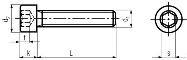 DIN 912 Socket Head Cap Screws Specifications