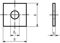 DIN 436 Square Washer Specifications