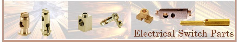 Electrical Switch Parts, 16 Amp Side Part, Ceiling Rose,  Riveting Piller, 16 Amp Side Part 