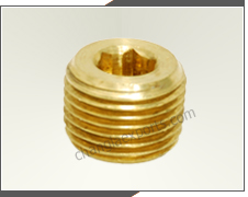 Brass Counter Sunk Head Plug