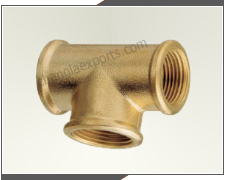 Brass Equal Tee Pipe Fittings