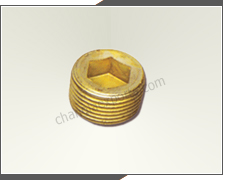 Brass Pipe Fitting CSK Plug